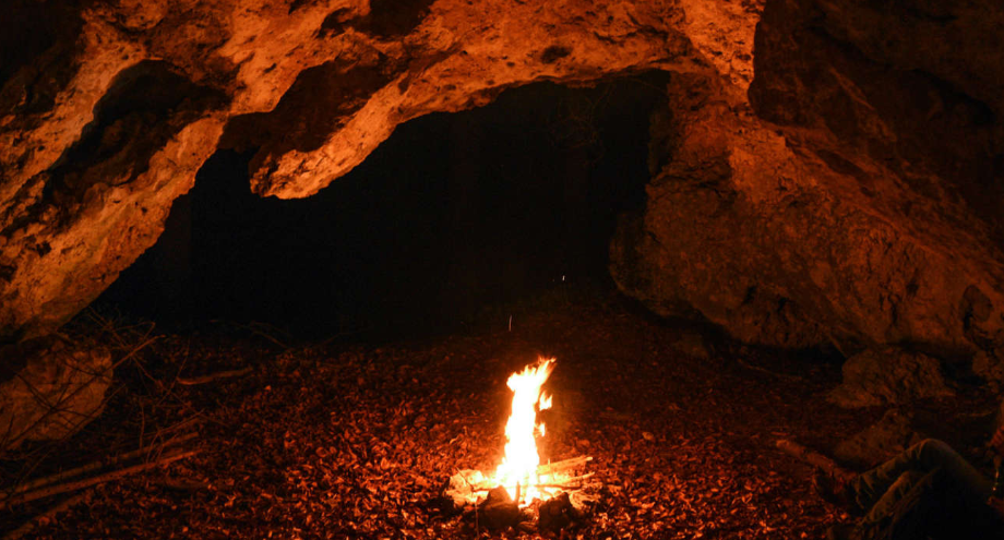 Feu grotte