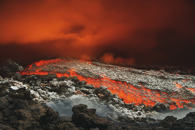 Magma lunaire