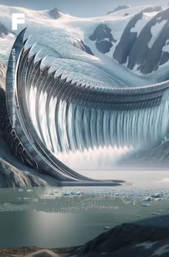 Mur glacier de l apocalypte